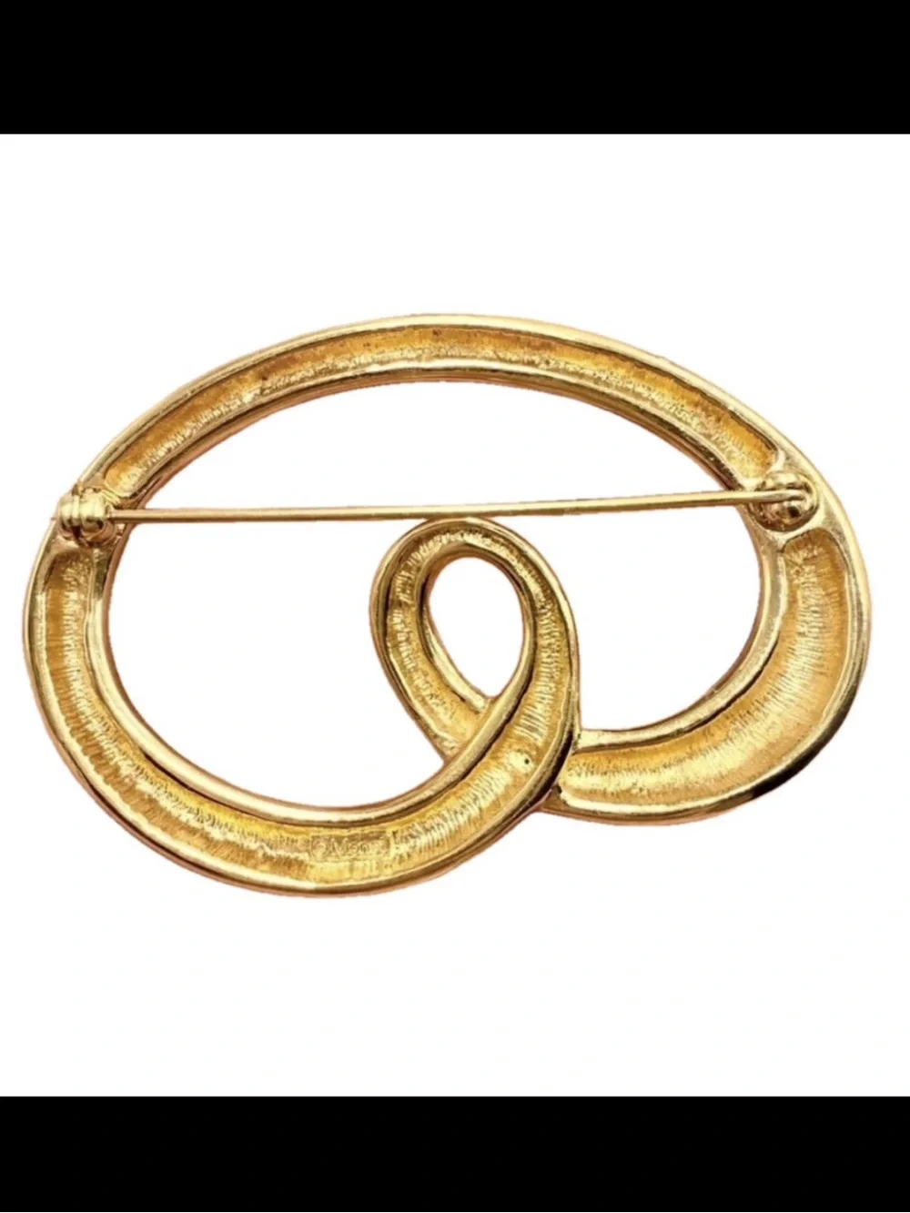 Vintage MONET brooch signed gold-tone Women’s jewelry | j37